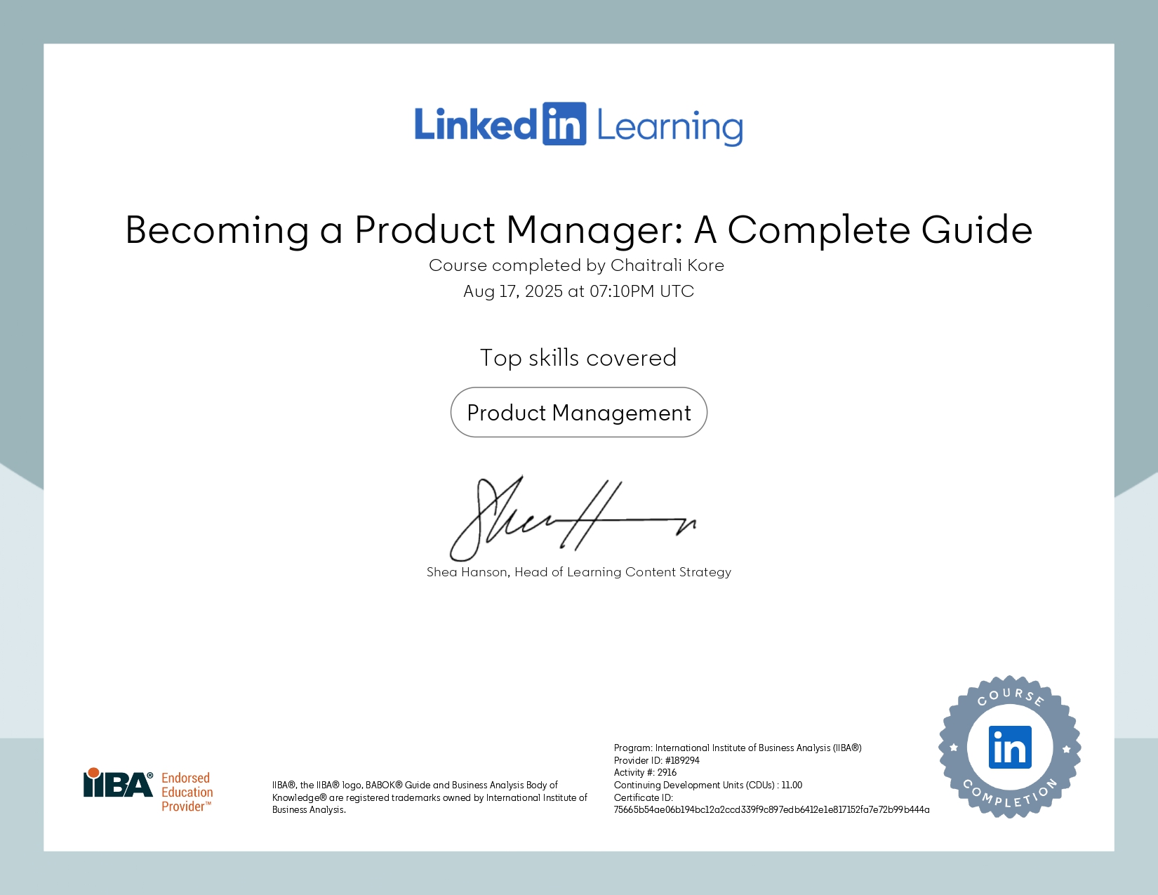 Product Management Foundations